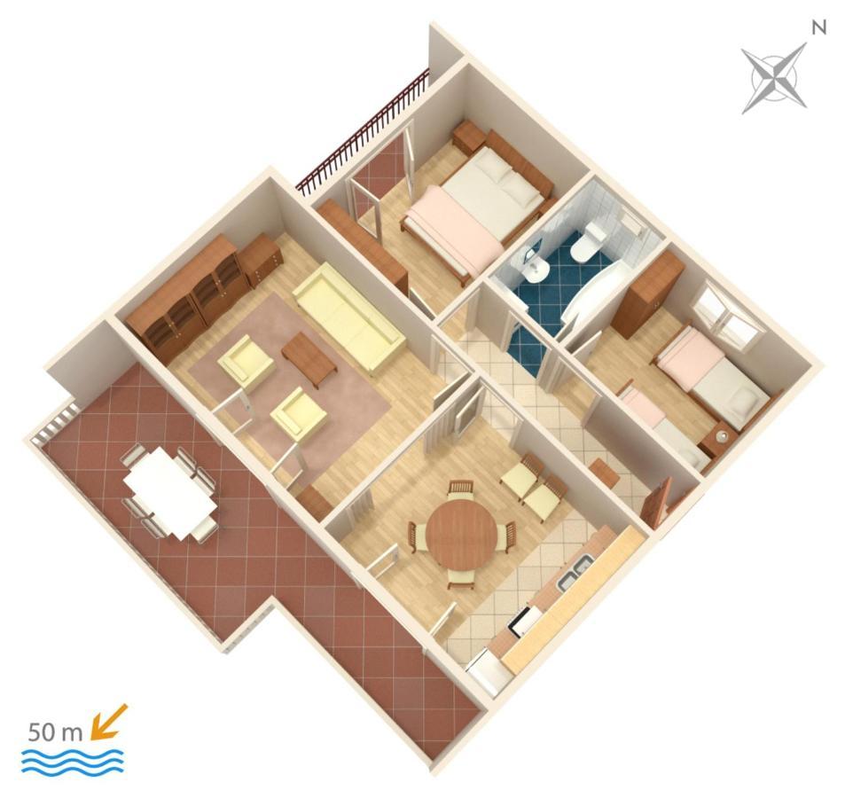 Apartments By The Sea Grebastica, Sibenik - 471 Esterno foto